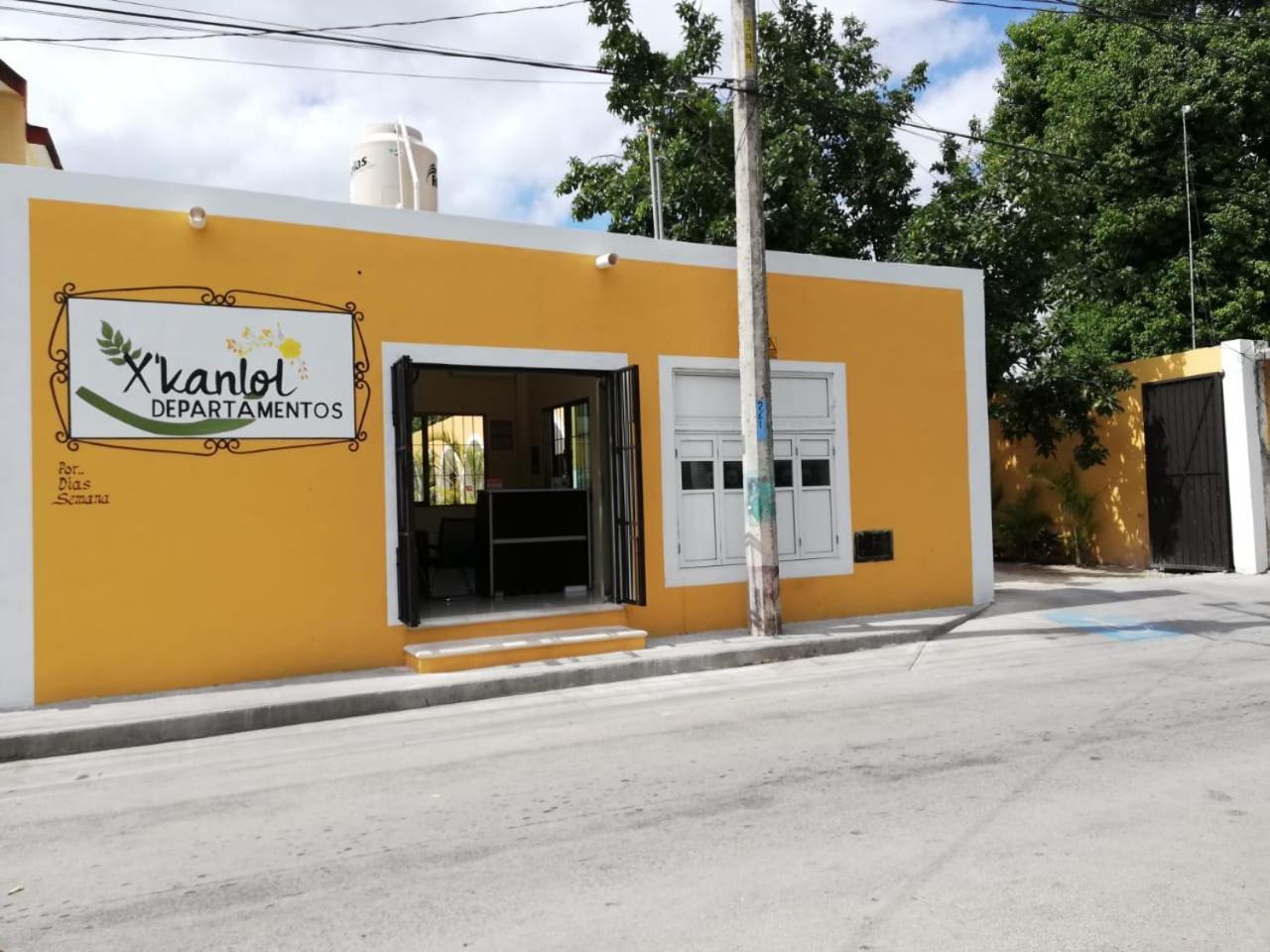 Departamentos X`Kanlol Aparthotel Izamal Bagian luar foto